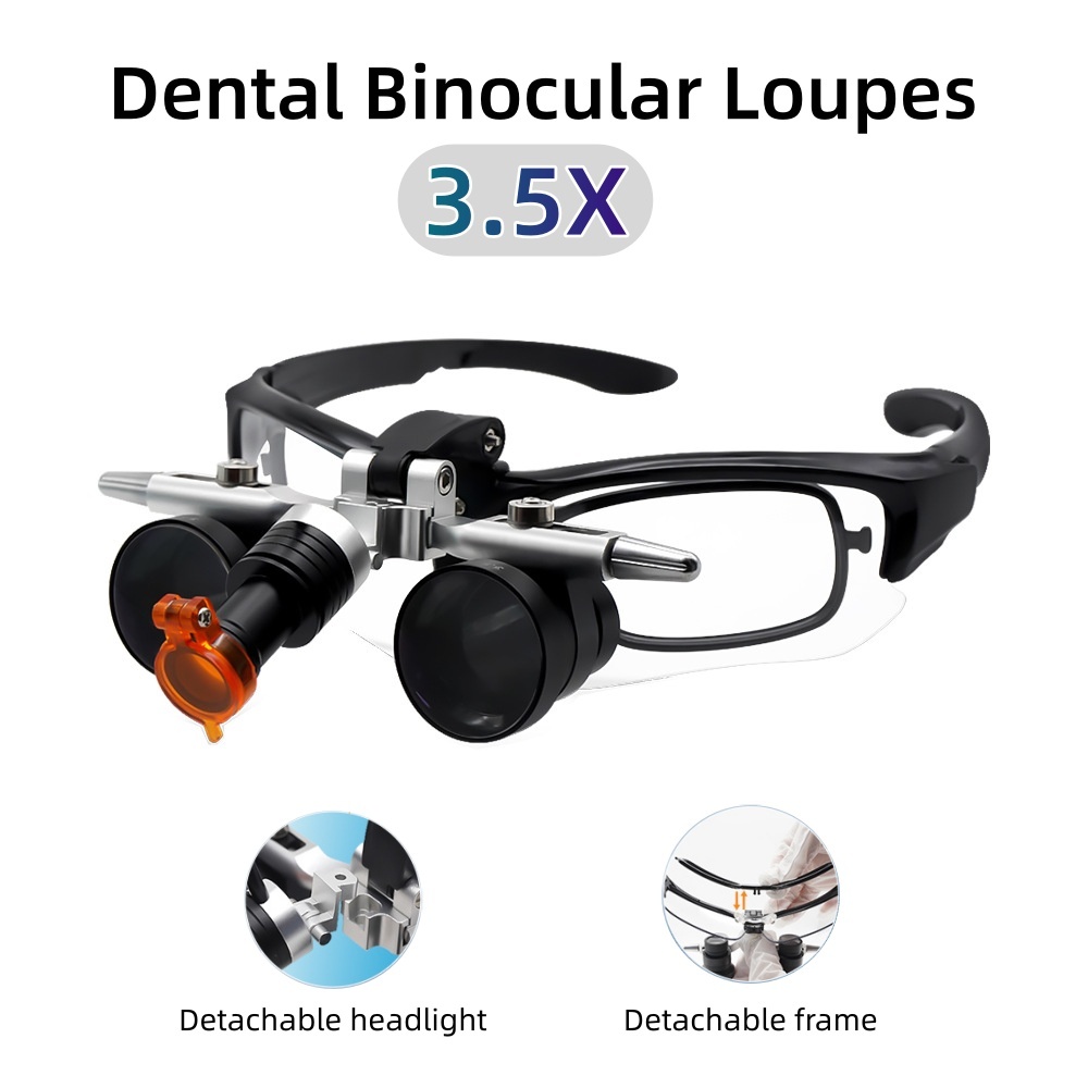 Led Medical Headlight - Dental Fernglas Lupen 3,5X Medizinische Lupe