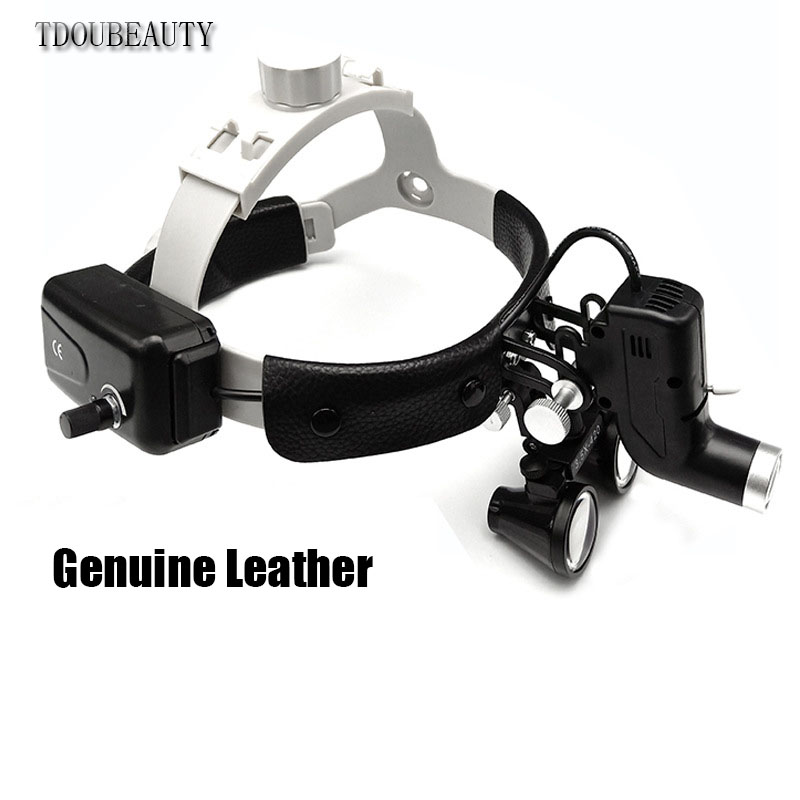 Led Medical Headlight - TDOUBEATUY 5W medizinische Scheinwerferlupe 3,5-fache orale