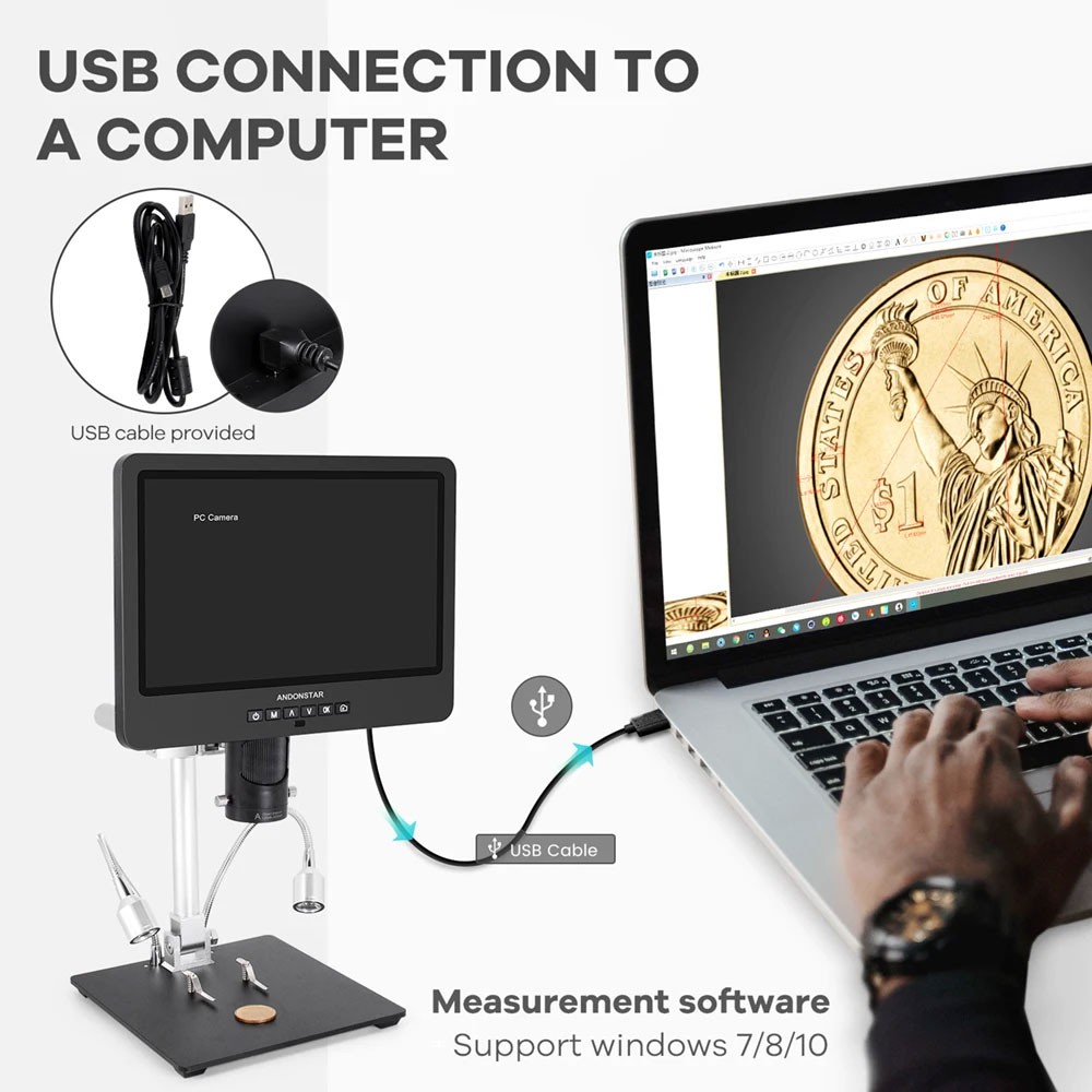 Hochwertiges Andonstar AD249S- – Digital Microscope Bewertung und Preis